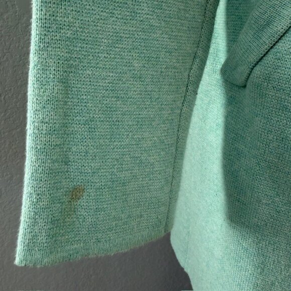 J Crew Vanessa Knit Sweater Cardigan Coatigan Mint Green XS - Picture 12 of 13